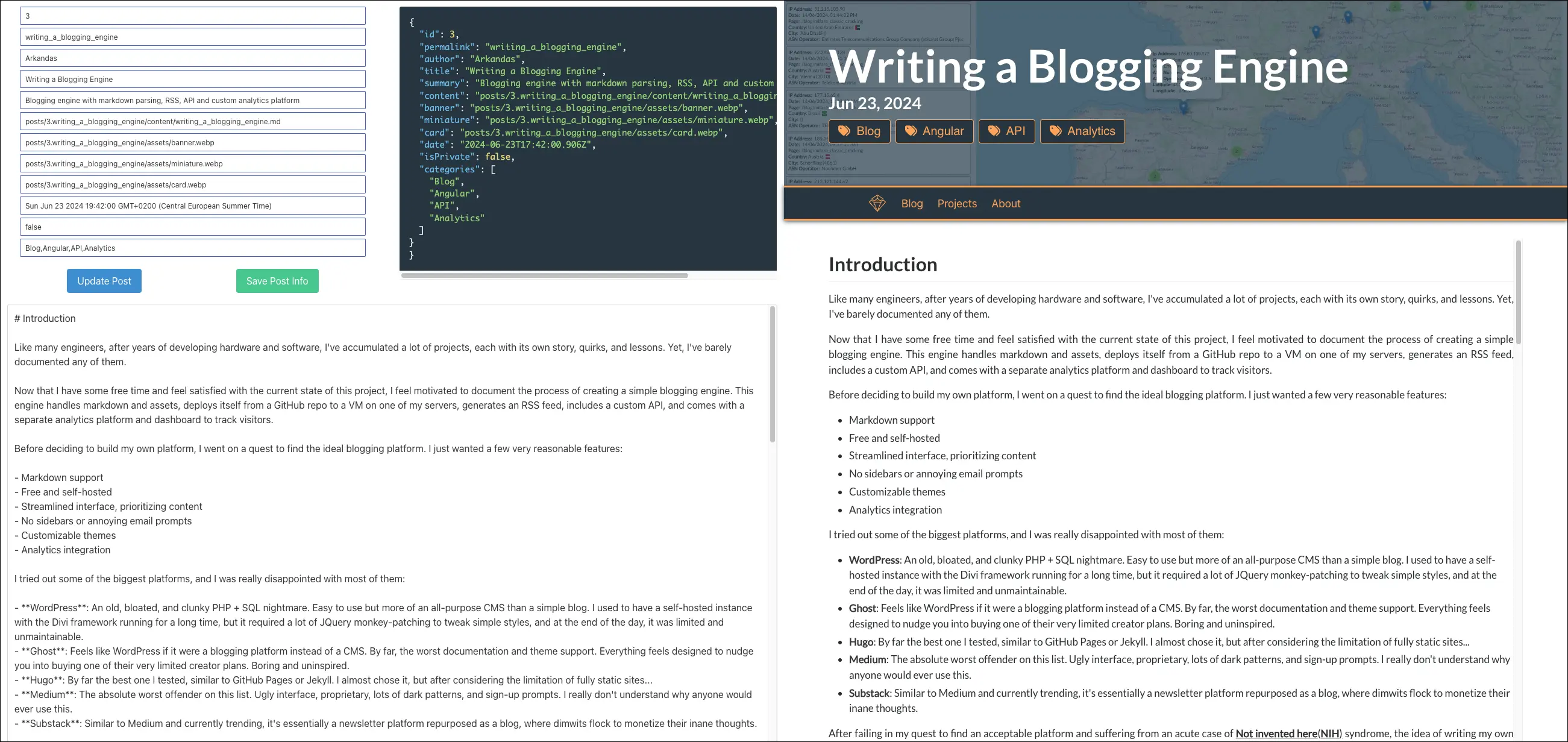 Blog - Editor